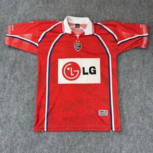 Cienciano Soccer Jersey Mens Large Sponsor Peruvian Football Ruiz Sport 2000s